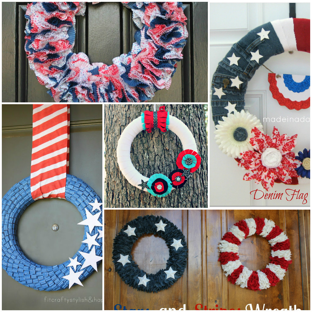 diy wreath {the 4th of July}