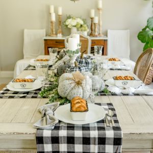 black-white-buffalo-check-fall-table-setting