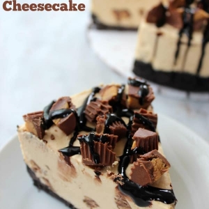 Cheesecake Recipes - No Bake Reese's Peanut Butter Cheesecake by Cincy Shopper
