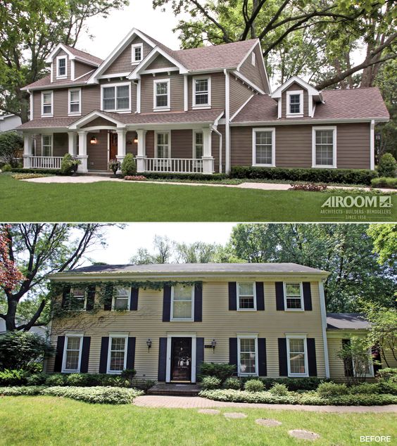 Colonial Renovation complete home exterior makeover