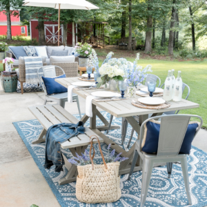 DIY Backyard Projects - Large Patio Decorating Ideas by Home Stories A to Z