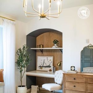 DIY Pole Wrap Ideas - Closet Nook Makeover with Pole Wrap by Never Skip Brunch