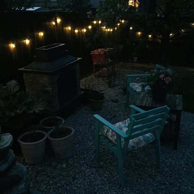 Entertaining Outdoors Using String Lights - 7 Way to Hang String Lights by A Pretty Life