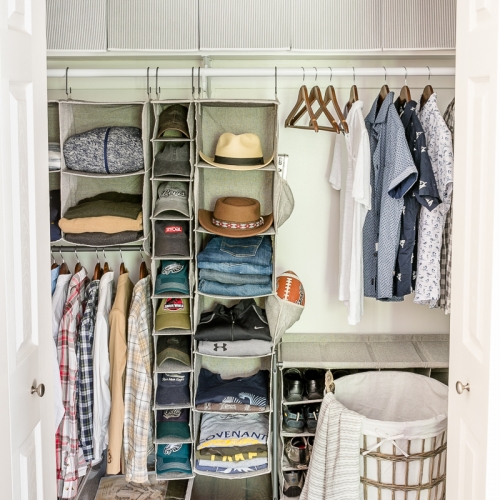 hanging closet organizers teen boy closet