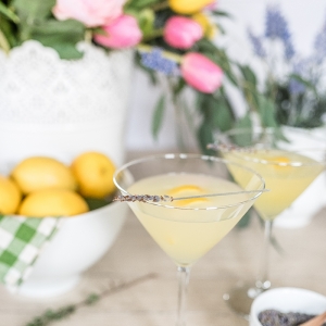 lemon lavender martini