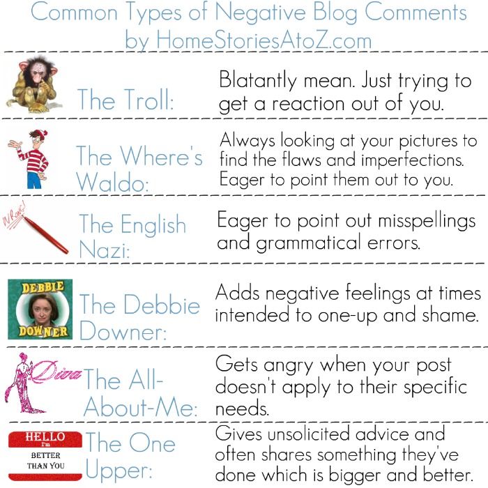 how to handle negative comments