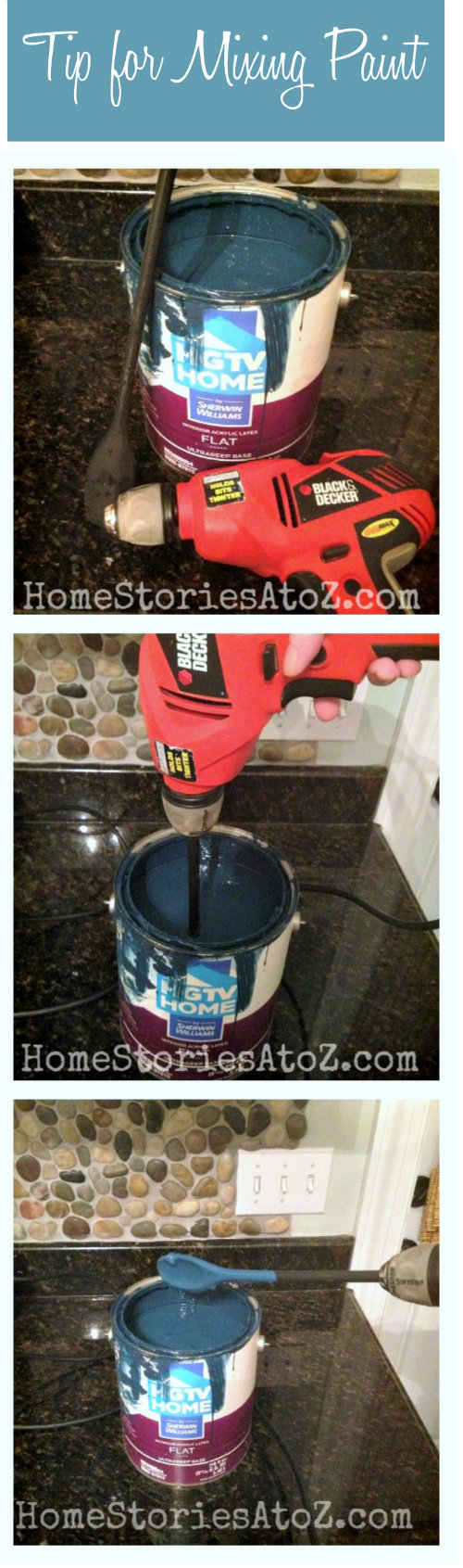 tip for mixing paint