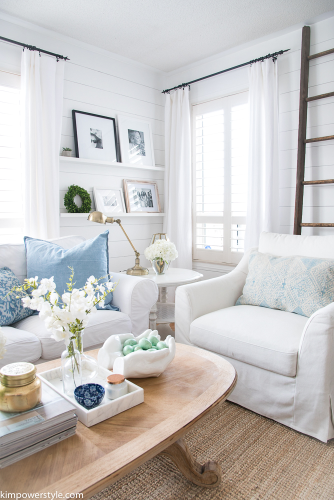 Spring Decor Ideas - Spring Living Room by Kim Power Style