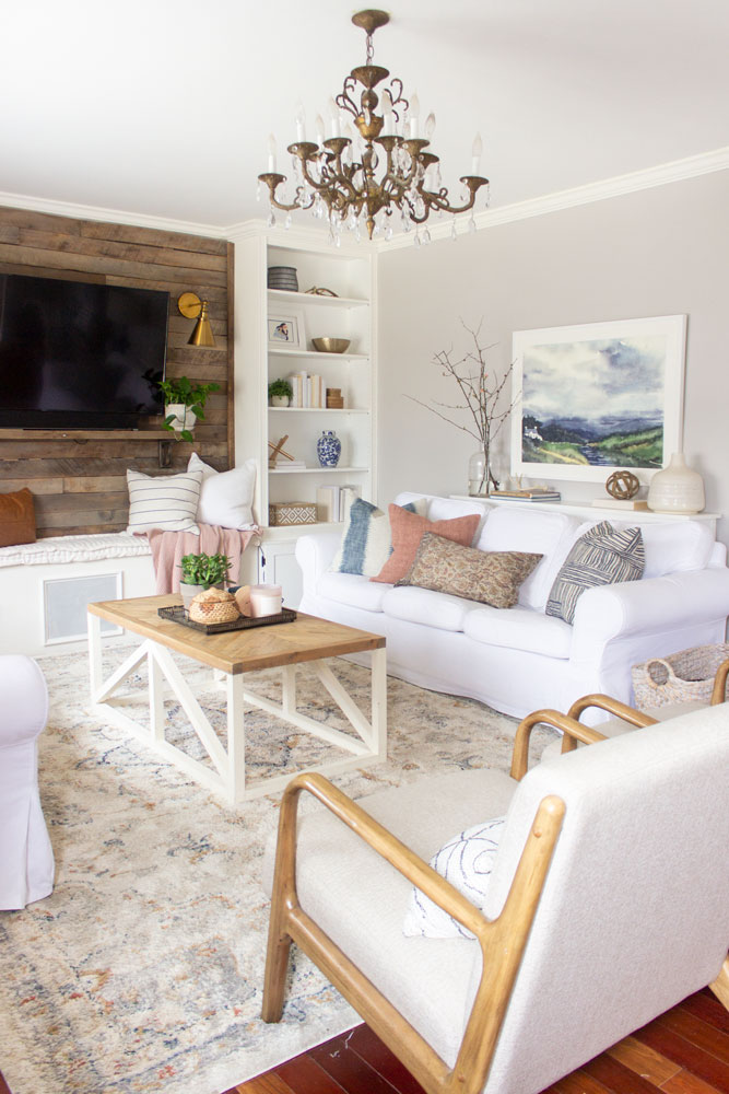 Spring Decor Ideas - Spring Living Room by Shades of Blue Interiors