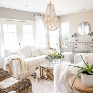 Winter Decor Ideas - Winter Living Room by Home Stories A to Z