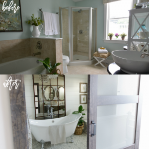 bathroom remodel before after