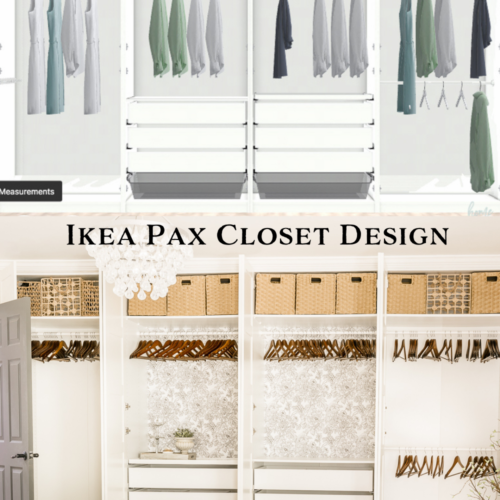 ikea pax closet wall design
