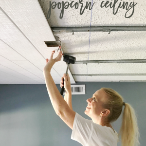 Simple Building Projects to Add Character to Your Home - How to Cover a Popcorn Ceiling by Home Stories A to Z